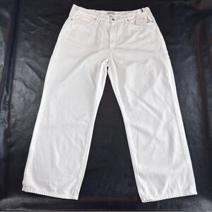 Joe's Womens Maternity Jean White Size 34 The Ryan NWT